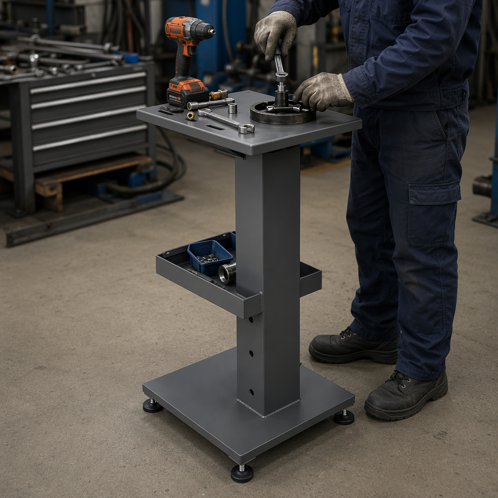 Custom OEM Stainless Steel Tool Stand Frame | Heavy Duty Welded Fabrication With Anti-Corrosion For Workshop Tool Storage